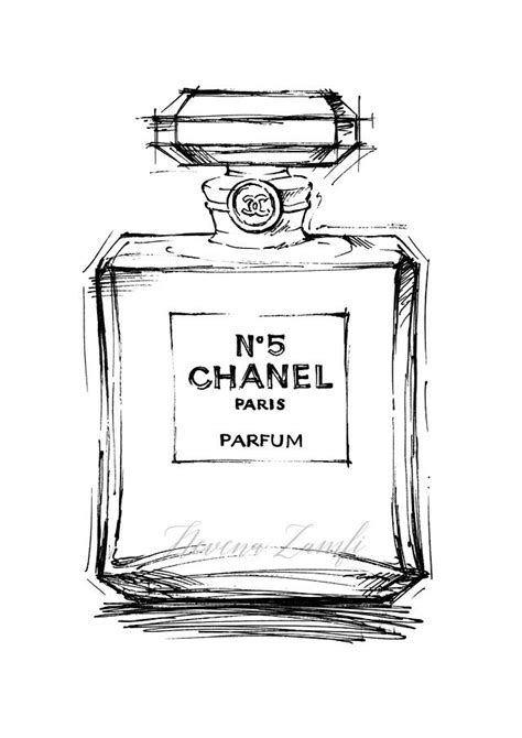 chanel white perfume|Chanel perfume no 5 drawing.